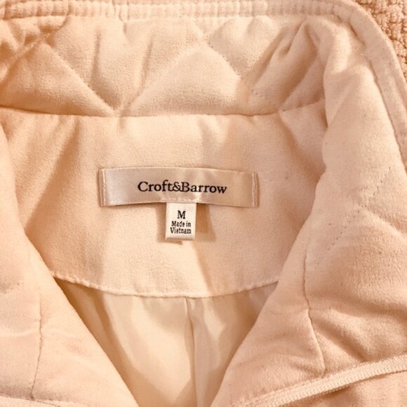 Ivory Quilted Jacket by Croft & Barrow - Picture 5 of 6